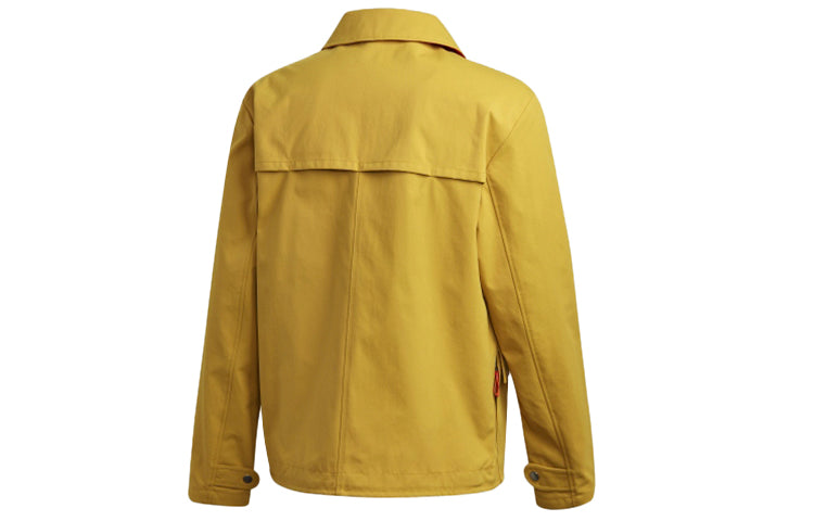 adidas originals Holbeck Casual Sports Jacket Yellow FR9281