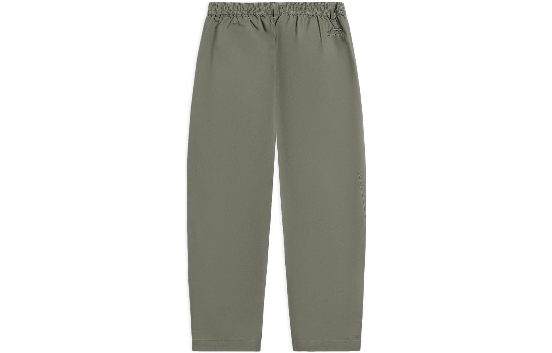 Li-Ning Counterflow Logo Straight Pants 'Green' AKXS843-1