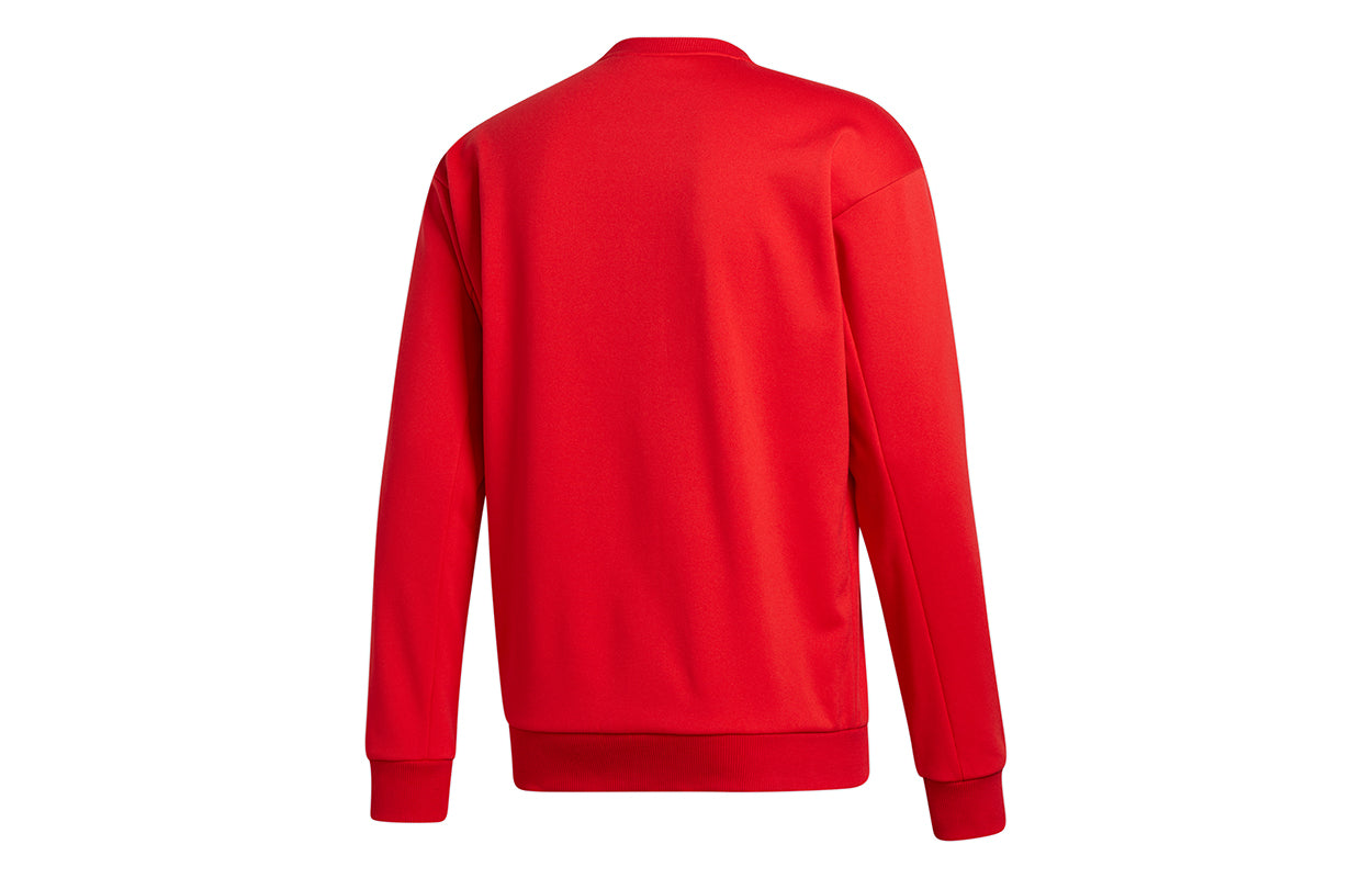 adidas Beijing crew Round Neck Long Sleeves Pullover Red GN8018