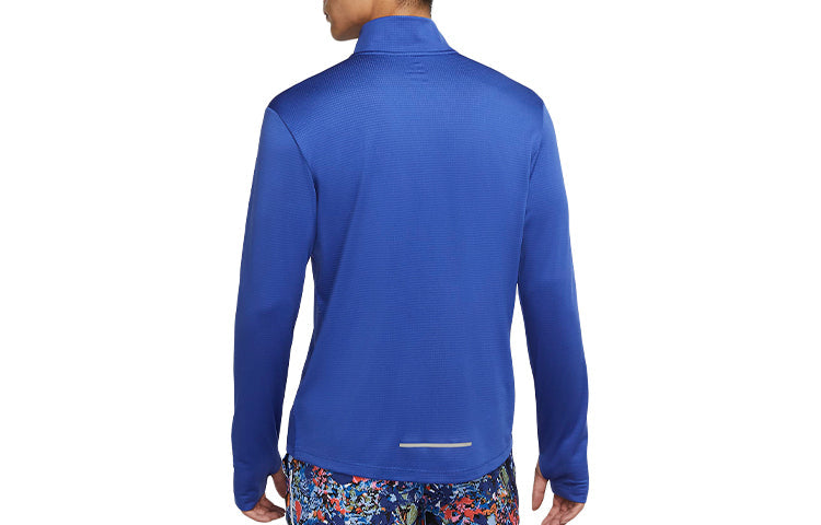 Nike Pacer Dri-FIT Cardigan Running Sports Long Sleeves T-shirt Royal blue BV4756-431