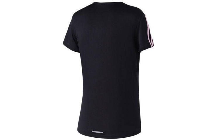 (WMNS) adidas Running Sports Short Sleeve Black DX2021