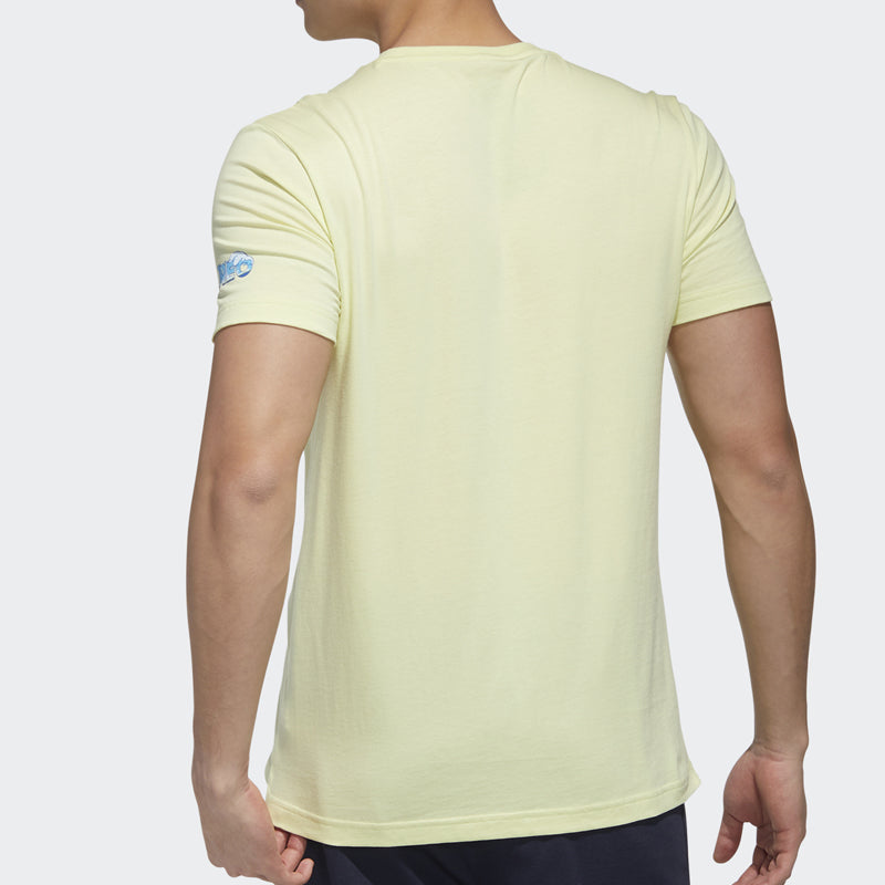 adidas neo U DSNY DD TEE1 DISNEY Donald Duck Sports Short Sleeve Yellow GJ9975