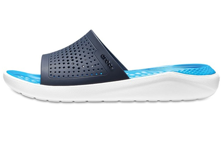 Crocs LiteRide Deep Blue Slippers 205183-462