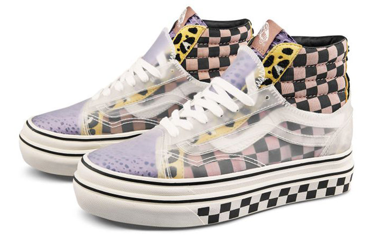 Vans Super Comfycush Skool Checkerboard Black/Pink VN0A4UVM26I