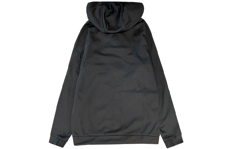 Nike Logo Casual Sports Fleece Lined Hooded Jacket Black CJ5187-010