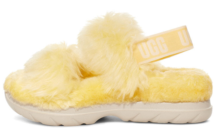 (WMNS) UGG Fluff Sugar Sandal 'Yellow' 1119999-YEL