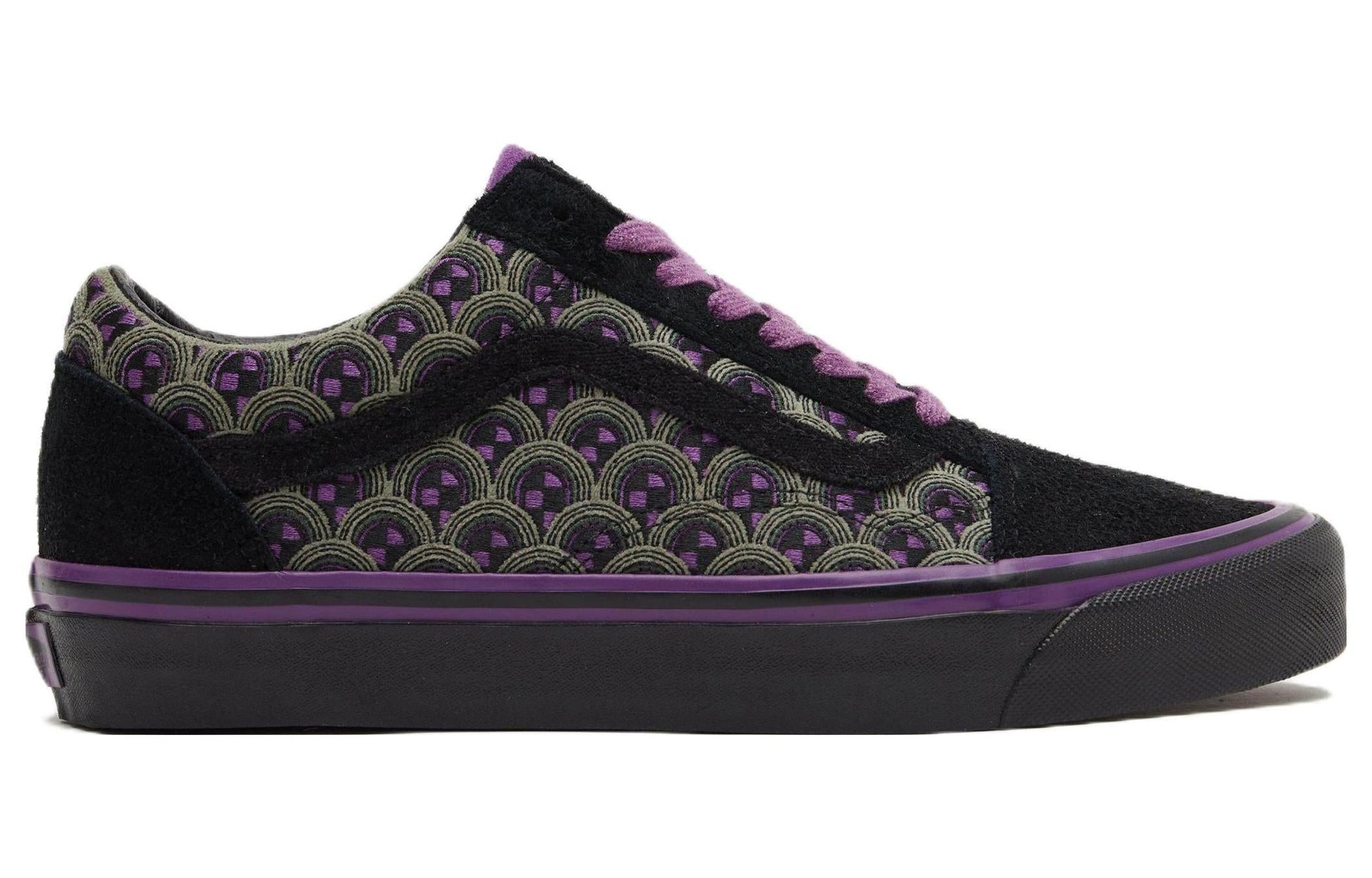 Vans Old Skool x size? 'Black Purple' VN0A54F31N8