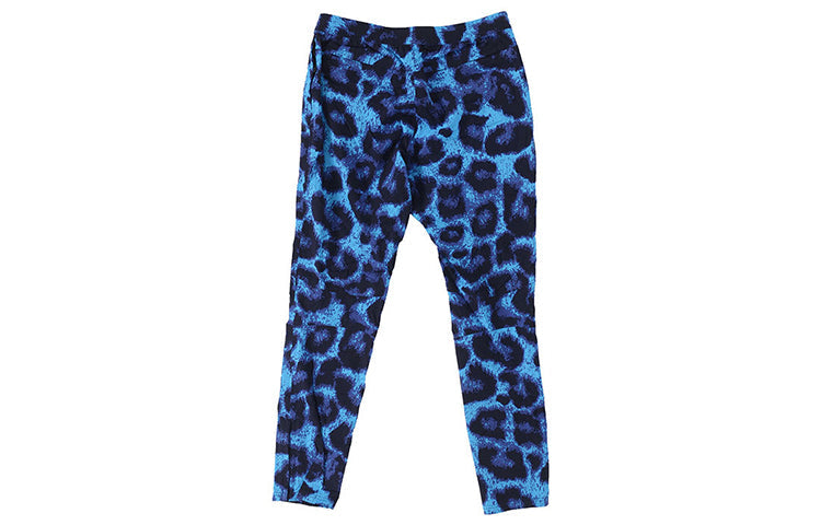 Nike Leopard print Casual Slim Fit Sports Pants Blue 716114-400