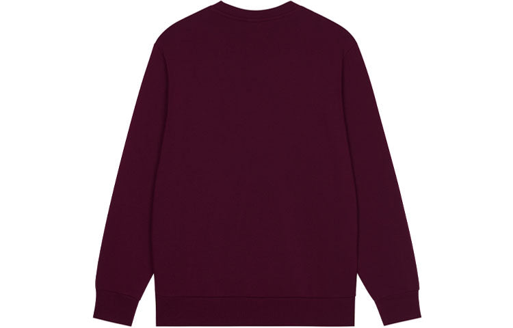 New Balance Logo Round Neck Long Sleeves Wine Red AMT13343-BG