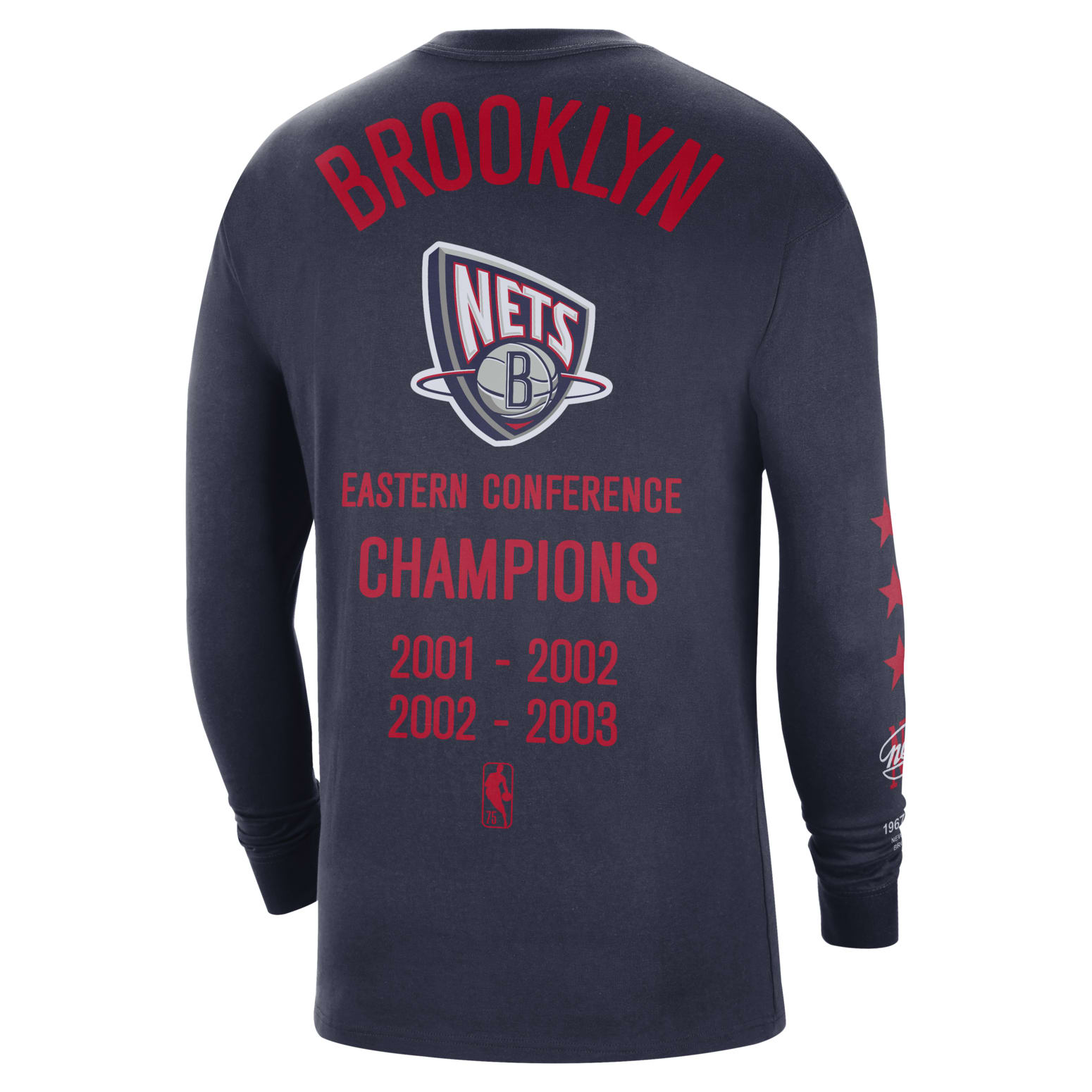 Nike x NBA Brooklyn Nets Sweatshirt 'Navy' DA7306-419