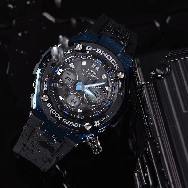 CASIO G-Shock G-Steel 'Blue Black' GST-W300G-1A2PR