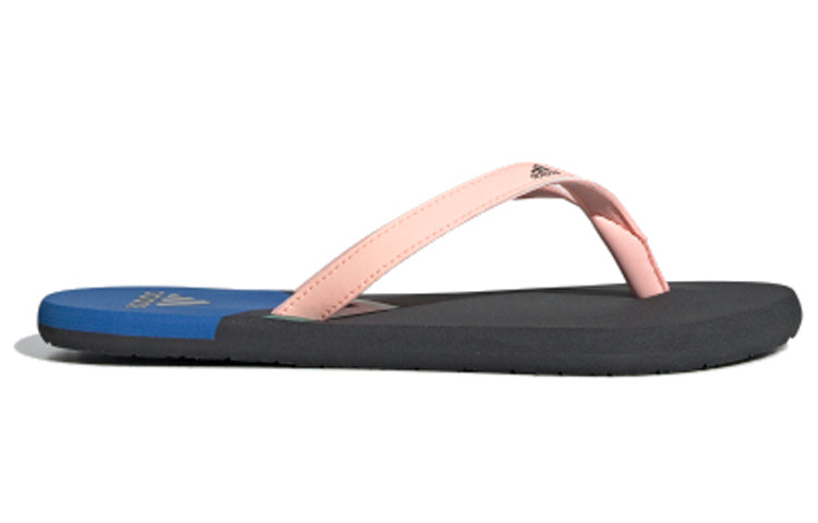 (WMNS) adidas Eezay Flip Flop Slipper 'Black Pink Blue' F35030