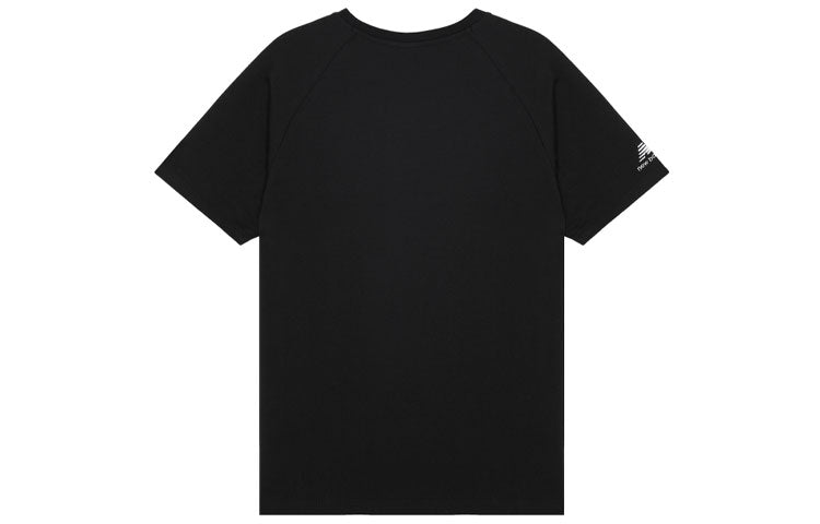 New Balance Men's New Balance Alphabet Sports Round Neck Short Sleeve Black MT13589-BK