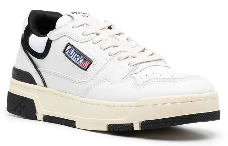 Autry CLC Leather Sneakers 'White Black' ROLM-MM04