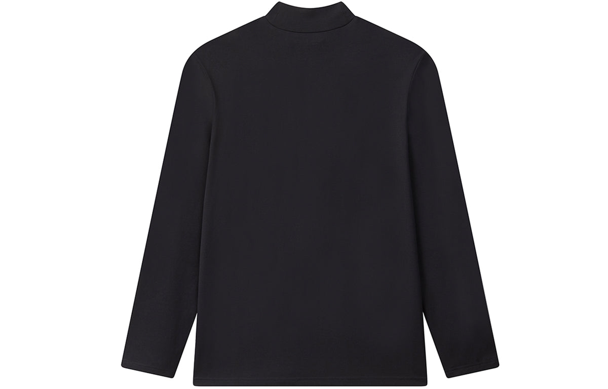 Men's FILA Casual High Collar Pure Cotton Long Sleeves Blue T-Shirt F11M048203F-NV