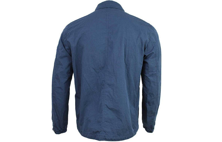 Men's STONE ISLAND Diagonal zipper Cargo Jacket Blue 721510408-V0028
