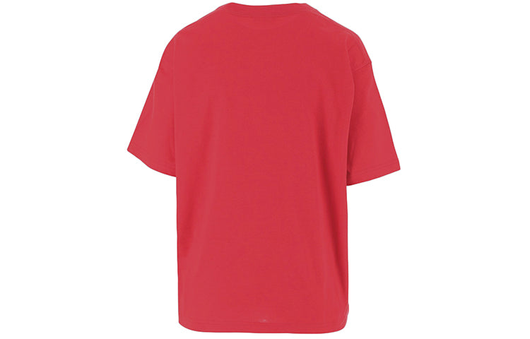 Balenciaga Paris Love Regular T-Shirt Printing Short Sleeve Red 594599TGV435640