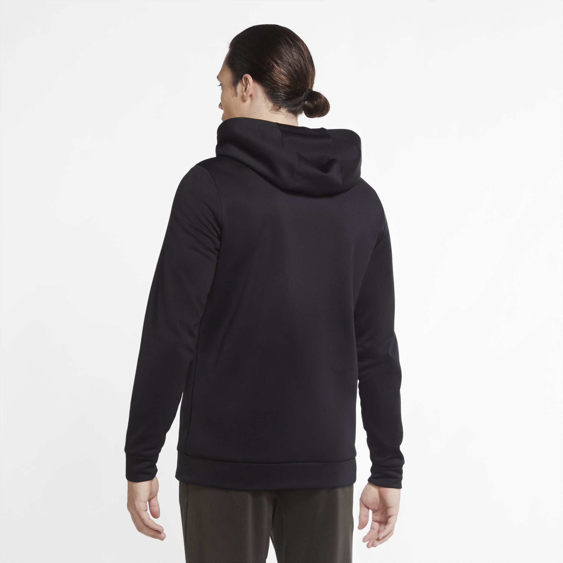 Nike Therma Full-length zipper Cardigan Training Hooded Jacket Black CU6232-010