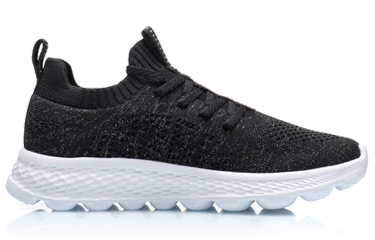 (WMNS) Li-Ning Eazgo Low 'Black White' AREP004-3