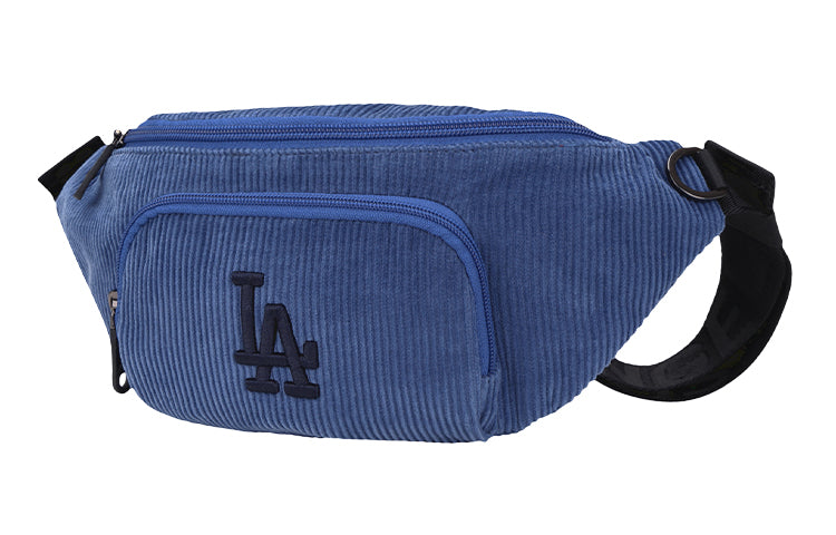 MLB LA Los Angeles Dodgers corduroy fanny pack Navy Blue 32BGCB011-07U