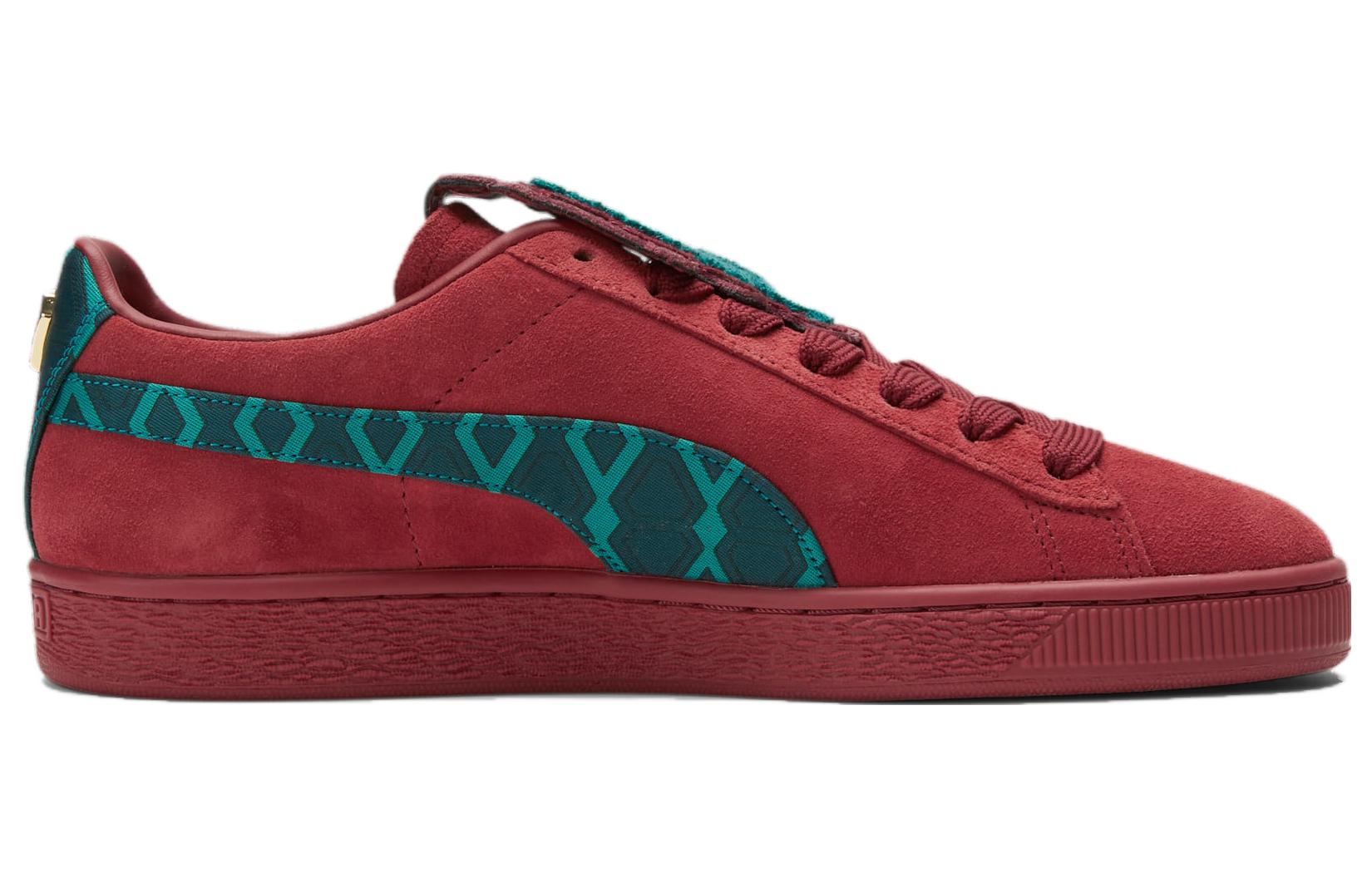 PUMA Dapper Dan x Suede 'Jacquard Print - Intense Red' 390988-01