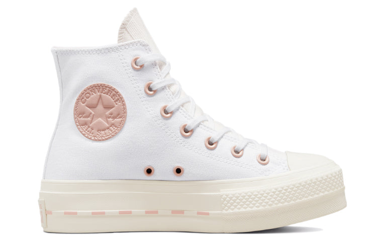 (WMNS) Converse Chuck Taylor All Star Lift High 'White Pink Clay' 572709C
