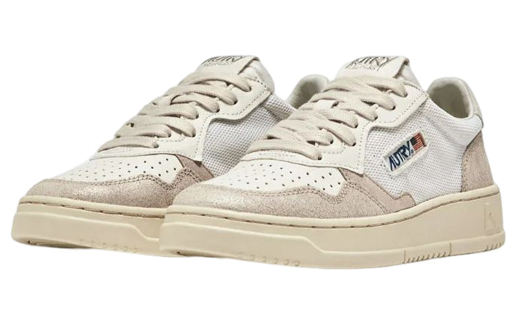 (WMNS) Autry Medalist Low 'Nabuk White' AULW-CN01