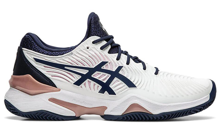 (WMNS) ASICS Court FF 2 Clay 'White Blue' 1042A075-102