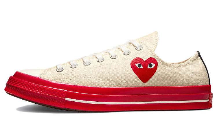Converse x COMME des GARCONS PLAY Chuck 70 Low 'Pristine Red' A01796C