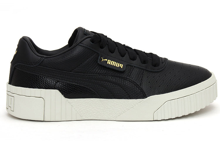 (WMNS) PUMA Cali Emboss 'Black White' 369734-07