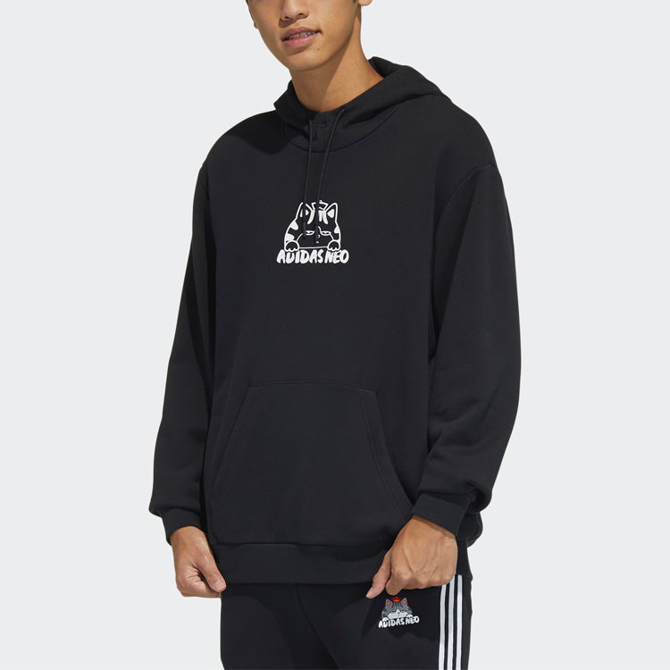 adidas neo x Crossover M Ccny Ww Sh Cartoon Printing Sports Black H45072
