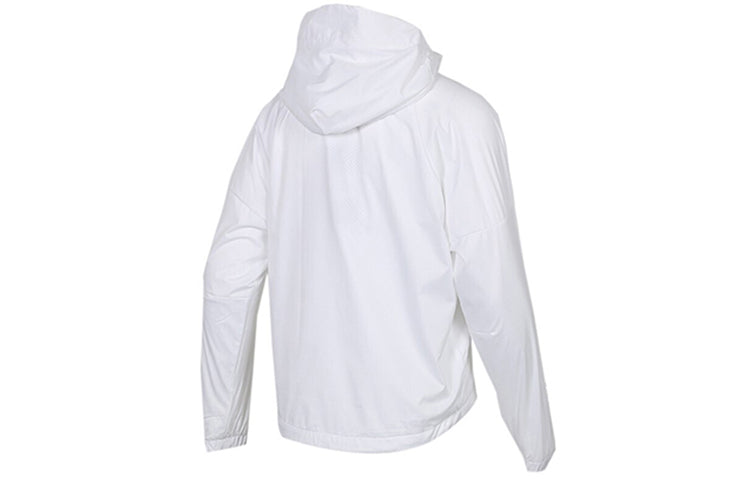 (WMNS) adidas WND JKT FL Sports Stylish Jacket White DZ0033