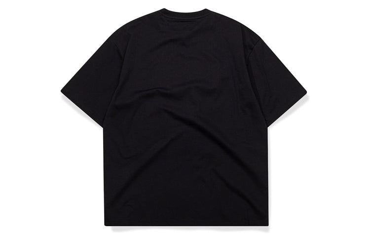 FILA FUSION Loose Round Neck Short Sleeve Black T11M032110F-BK