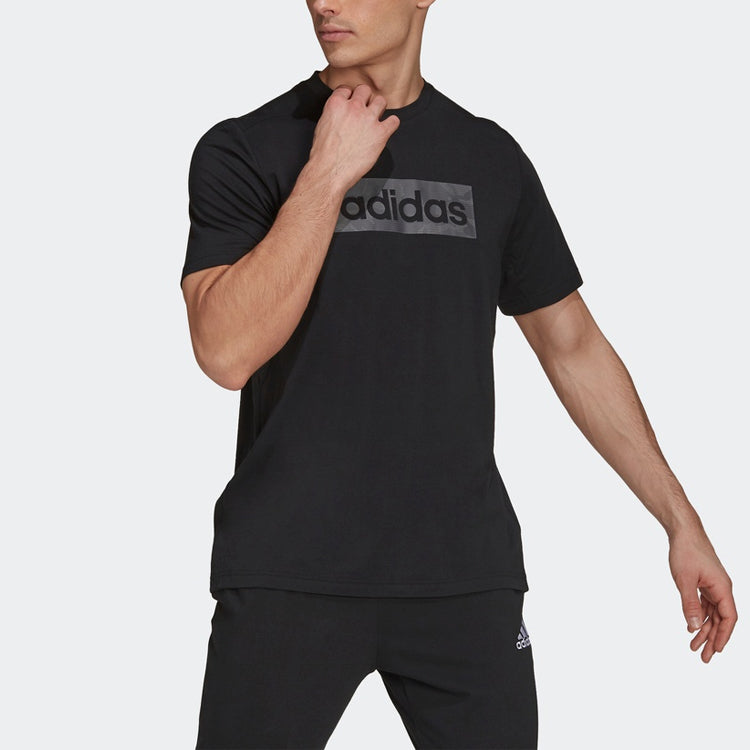 adidas Universal Graphic T-Shirt 'Black' GV5189