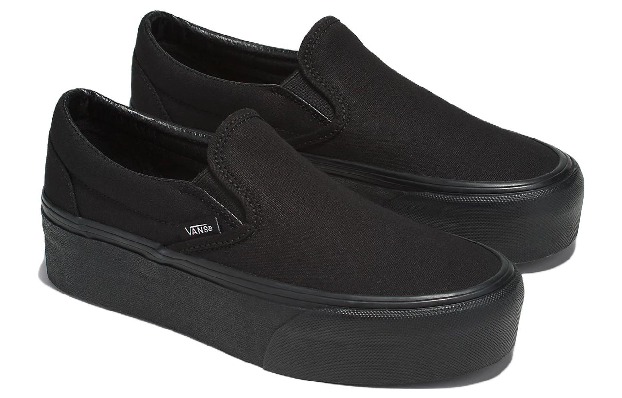 Vans Classic Slip-On Stackform Canvas 'Black' VN0A7Q5RBKA