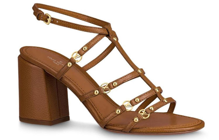 (WMNS) LOUIS VUITTON LV Roma Cowhide Sandals Brown 1A869R