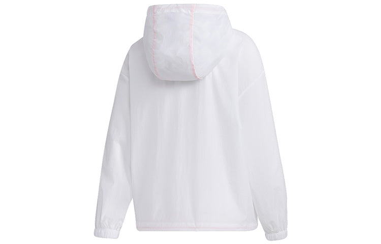 (WMNS) adidas PANDA ANORAK Sports Jacket White GL5630