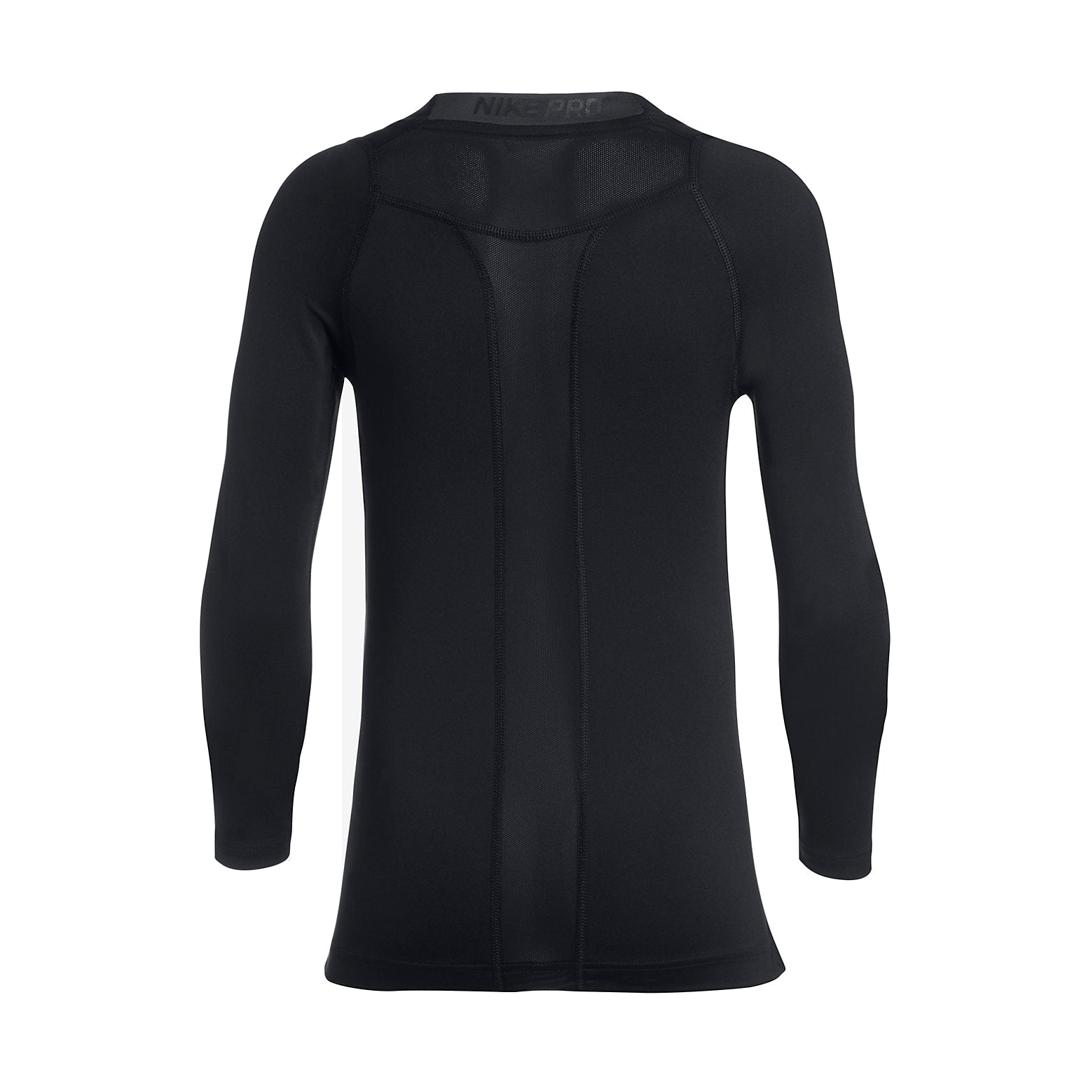 Nike Front Swoosh Long Sleeves Tee 'Black White' 726460-010