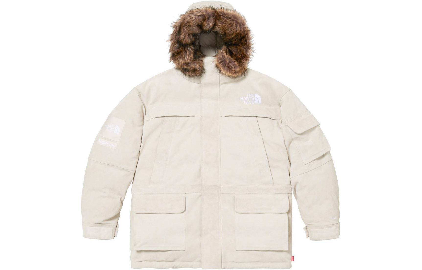 Supreme x THE NORTH FACE FW23 Week15 Suede 600-Fill Down Parka Jacket 'Beige' SUP-FW23-227