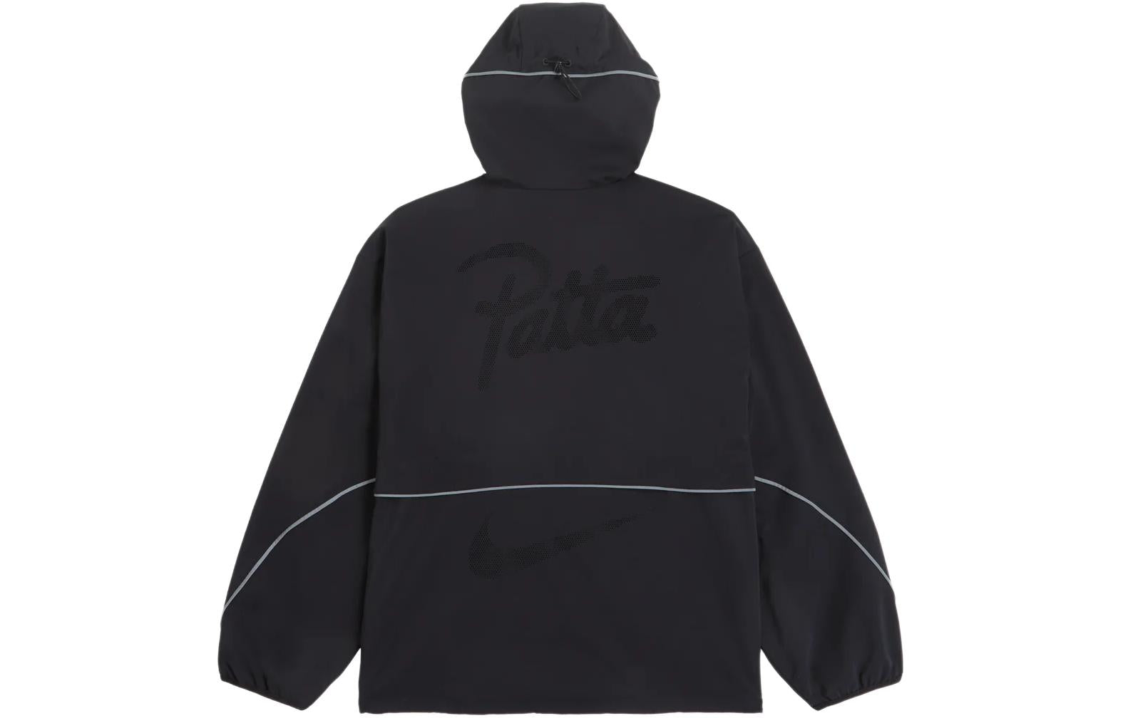 Nike x Patta Running Team Full-Zip Jacket 'Black' FJ3087-010