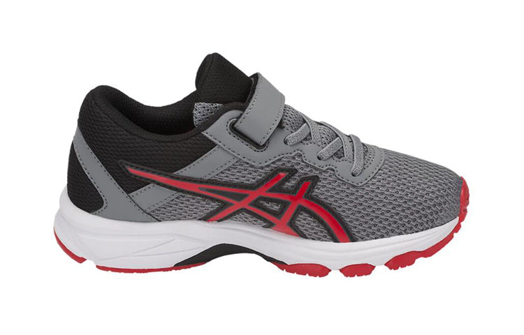 (GS) ASICS GT-1000 6 K 'Grey Red' C741N-1123