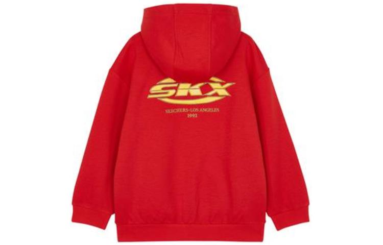 (GS) Skechers SKX Casual Jacket 'Red Yellow' L122B027
