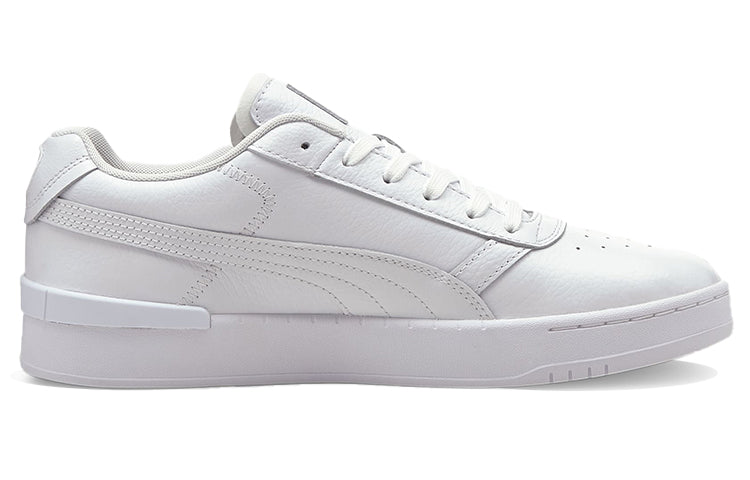 PUMA Unisex Clasico Premium Low-Top Sneakers White 382705-02