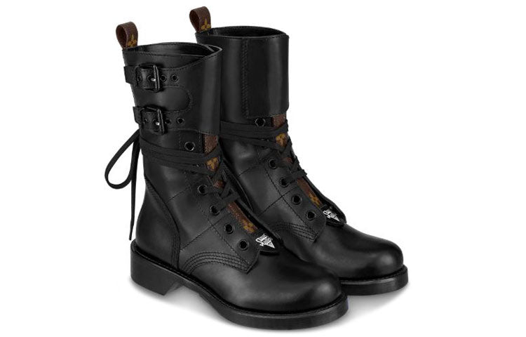 (WMNS) LOUIS VUITTON LV Metropolis Martin boots Black 1A66TE