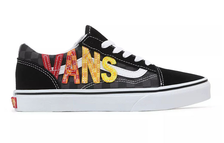Vans Youth Old Skool logo 'Black Red Yellow' VN0A5EE6BML