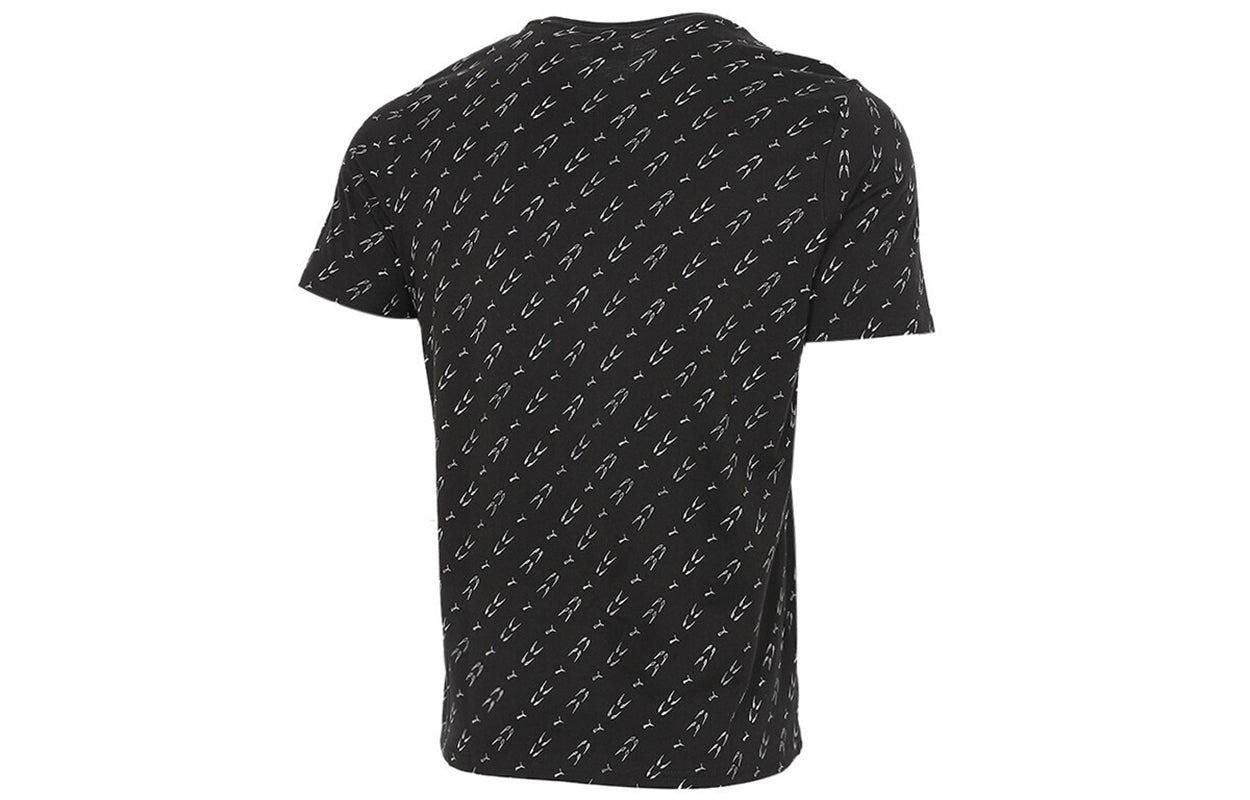 PUMA Elevated Printed T-Shirt 'Black' 532663-01