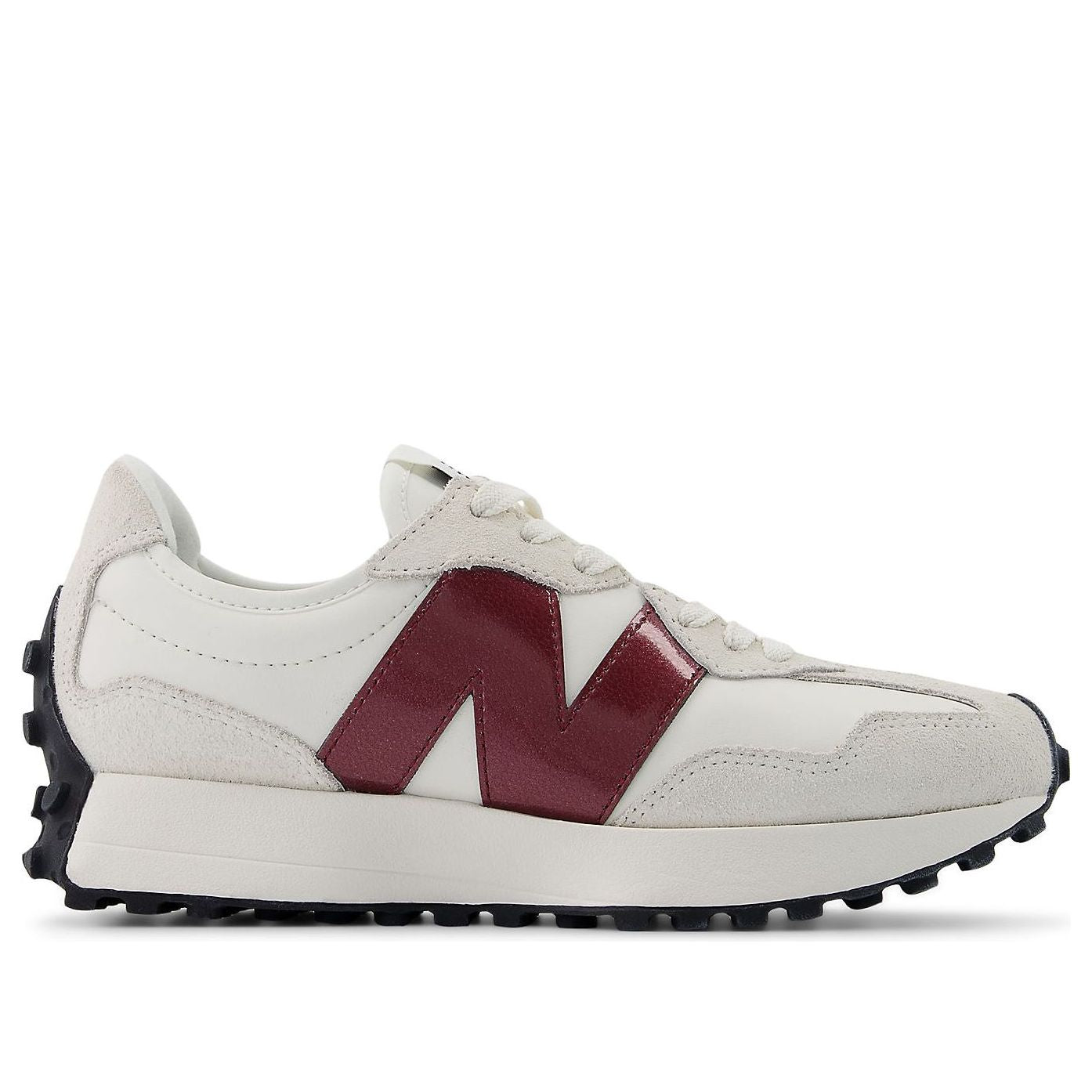 (WMNS) New Balance 327 'Sea salt Dark Red' WS327JWC