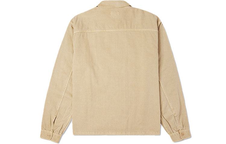Converse Washed Canvas Full Zip Work Shirt Asia Sizing 'Nomad Khaki' 10022303-A01