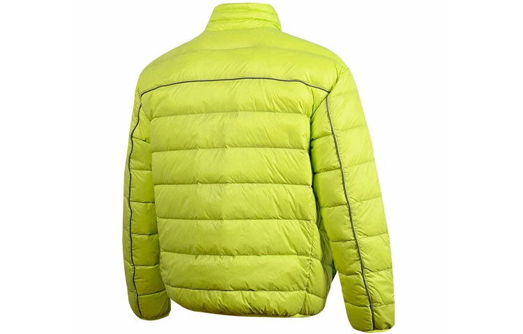 Converse Stand Collar Light Puffer Jacket Asia Sizing 'Fluorescent Green' 10020671-A01