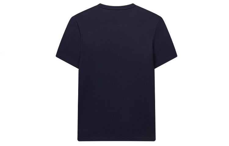 FILA Alphabet Logo Printing Cotton Sports Short Sleeve Navy Blue F51M018106F-NV